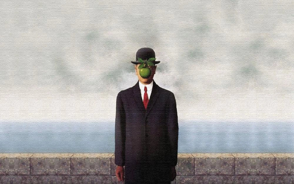 Son of Man Painting Rene Magritte 1964