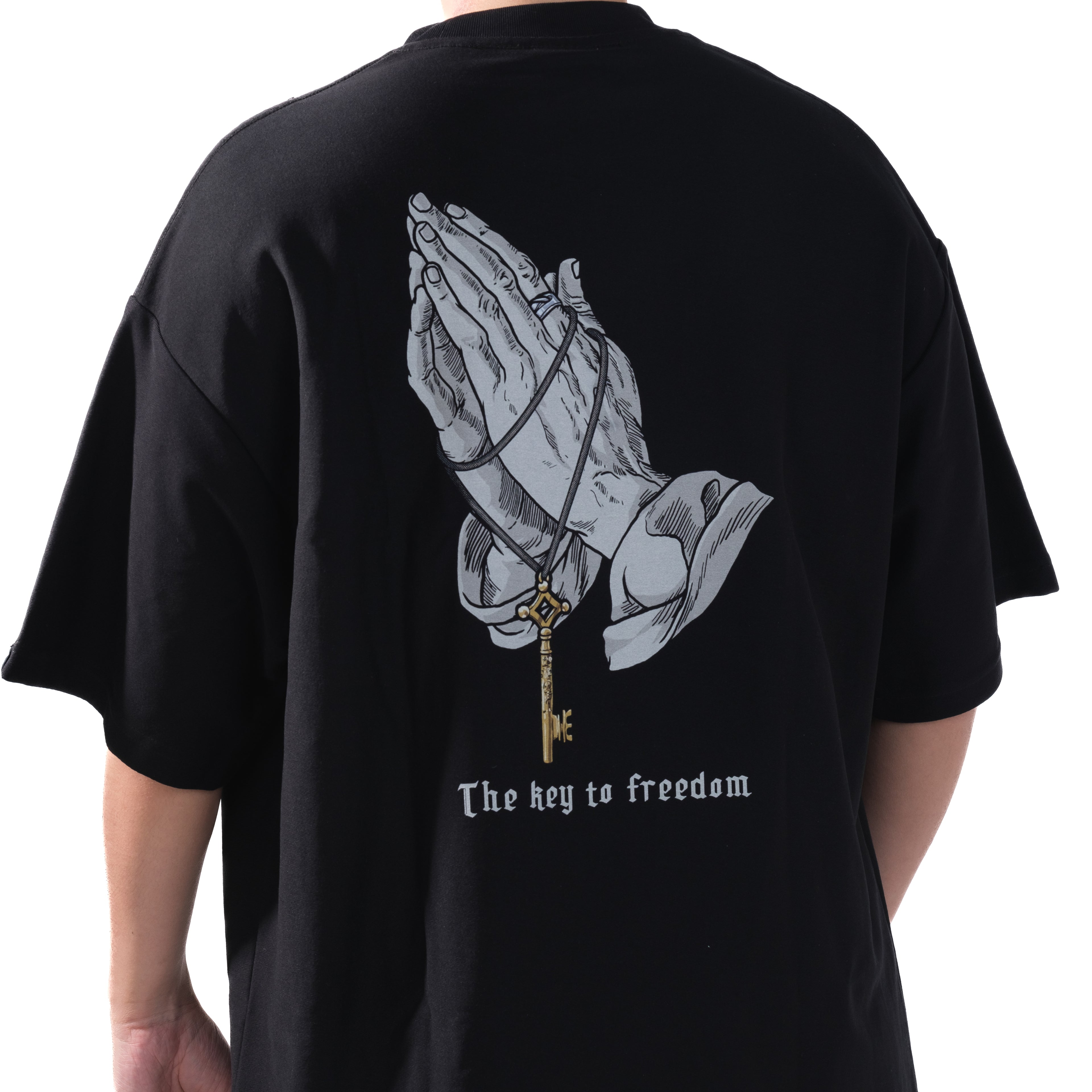 Attack On Titan Tshirt Key To Freedom Back Model